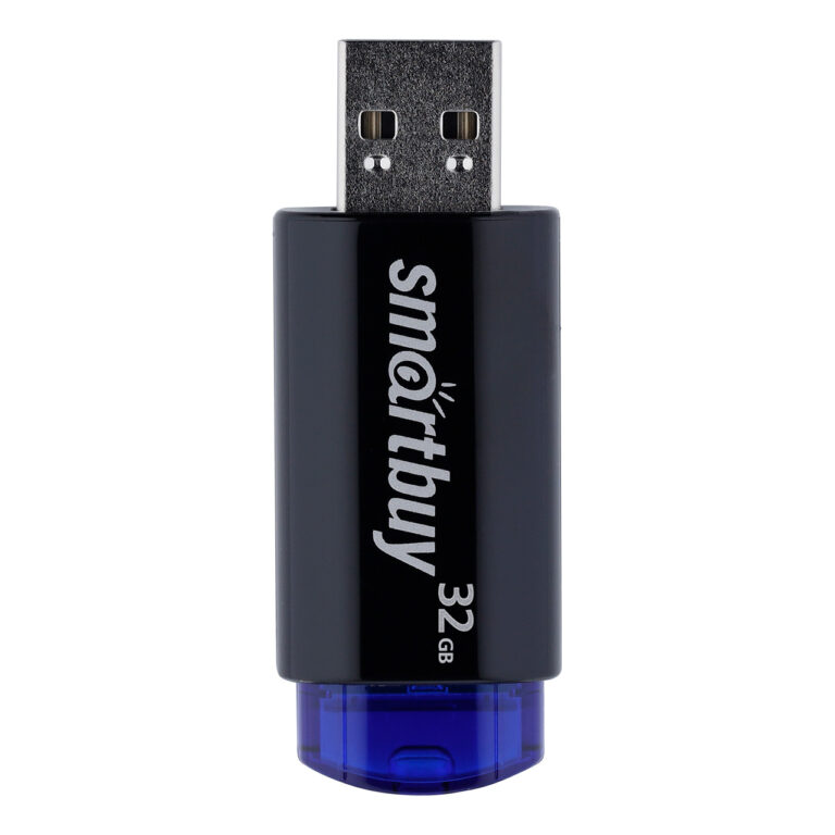 UFD 2.0 Smartbuy 064GB Click Black-Blue (SB64GBCL-B) 1