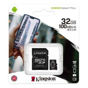 micro SDXC карта памяти Kingston 64GB Class10 UHS-I Canvas Select Plus без адапт.(SDCS2/64GBSP)