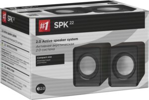 Акустическая 2.0 система SPK 22 черный, 4 Вт, питание от USB 1