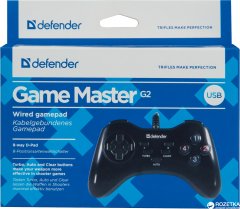 Проводной геймпад Game Master G2 USB, 13 кнопок DEFENDER 1