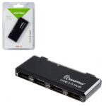 USB 2.0 Хаб Smartbuy 6110, 4 порта, черный (SBHA-6110-K)
