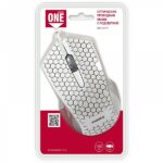 Мышь проводная с подсветкой Smartbuy ONE 334 белая (SBM-334-W) / 40