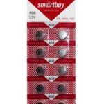 Батарейка часовая Smartbuy AG6-10B (100/2000) (SBBB-AG6-10B)