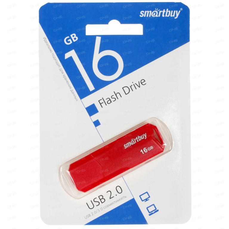 UFD 2.0 SmartBuy 016GB CLUE Red (SB16GBCLU-R) 1