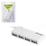 USB 2.0 Хаб Smartbuy 6810, 4 порта, белый (SBHA-6810-W)