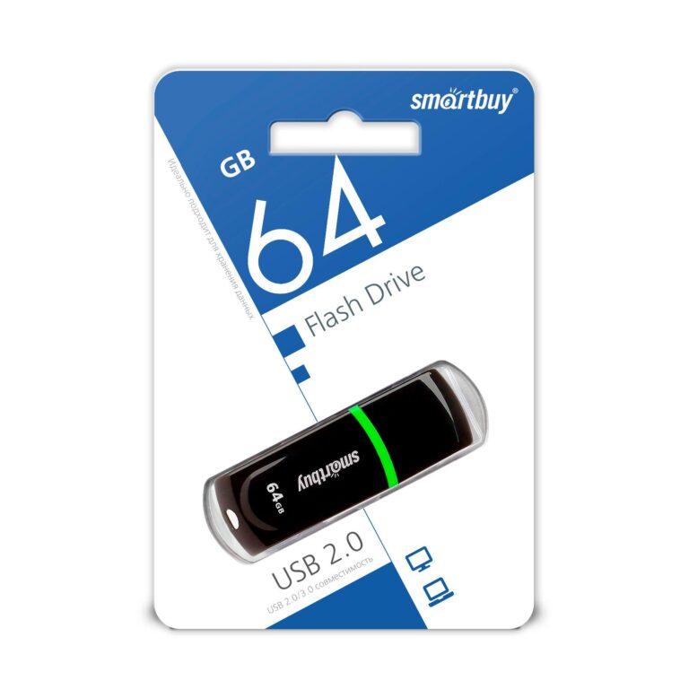 UFD 2.0 Smartbuy 064GB Paean Black (SB64GBPN-K) 1