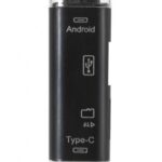 Картридер-конвертер USB 2.0 универсальный USB/OTG/MicroSD/Type C/Micro USB SBR-801-S/100