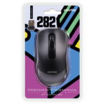 Мышь беспроводная беззвучная Smartbuy 282AG черная  (SBM-282AG-K) / 40