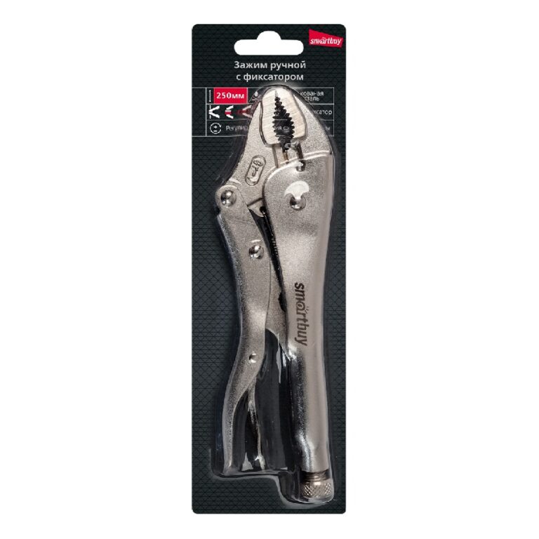 Зажим ручной с фиксатором 250 мм, Smartbuy tools 1