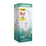 Светодиодная (LED) Лампа Smartbuy-C37-9,5W/3000 (SBL-C37-9_5-30K-E14)