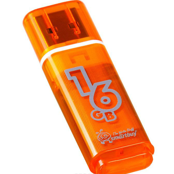 UFD 2.0 Smartbuy 016GB Glossy series Orange (SB16GBGS-Or) 1