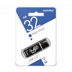 UFD 2.0 Smartbuy 032GB Glossy series Black (SB32GBGS-K) 1