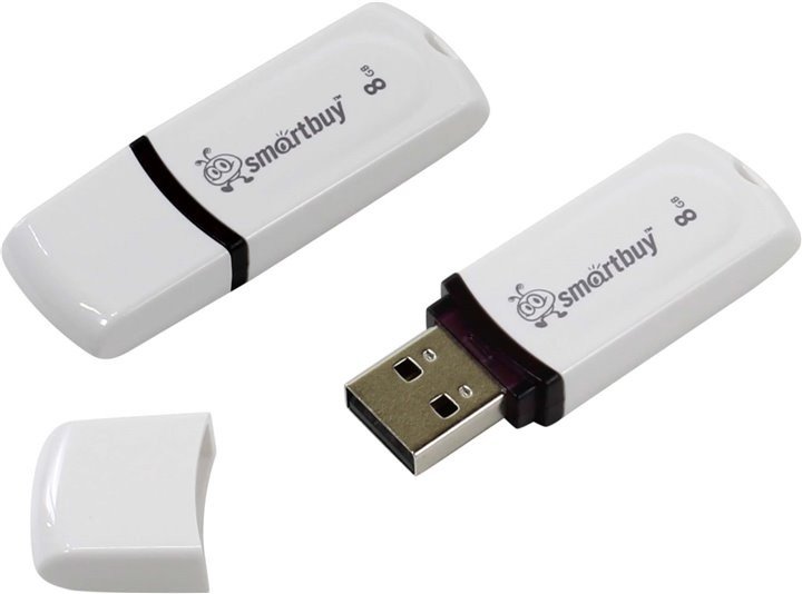 UFD 2.0 Smartbuy 008GB Paean White (SB8GBPN-W) 1