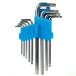 Ключи TORX, набор 9 штук, T10-T50, с отверстием, CR-V сталь, Smartbuy PRO TOOLS (SBT-PRO-TSS-9)