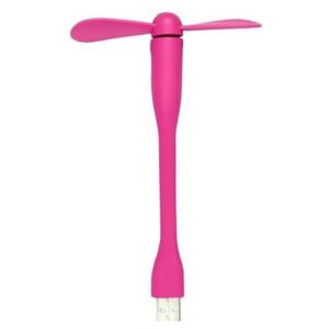 Гибкий USB-вентилятор (розовый) 1