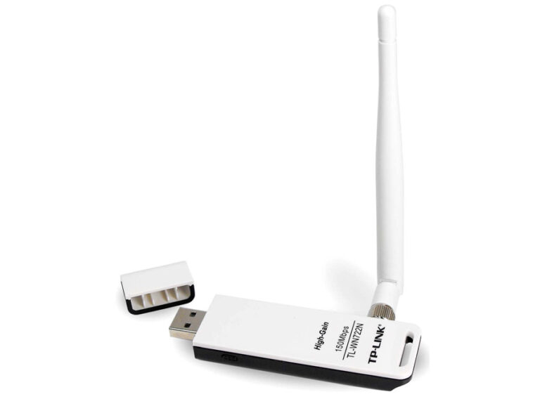 Адаптер TP-Link SOHO TL-WN722N 150Mbps High Gain Wireless N USB Adapter with Cradle, Atheros, 1T1R, 1