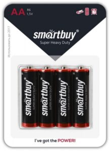 Батарейка солевая Smartbuy R6/4B (48/960) (SBBZ-2A04B) 1