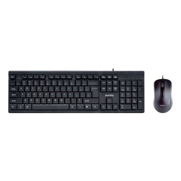 Проводной комплект клавиатура+мышь Smartbuy ONE 114282 черный (SBC-114282-K) /20 1