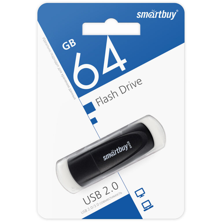 UFD 3.0/3.1 Smartbuy 064GB Scout Black (SB064GB3SCK) 1