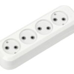 Колодка Smartbuy, 4 гнезда 10А/2,2кВт без заземления (SBE-10-4-00-N)