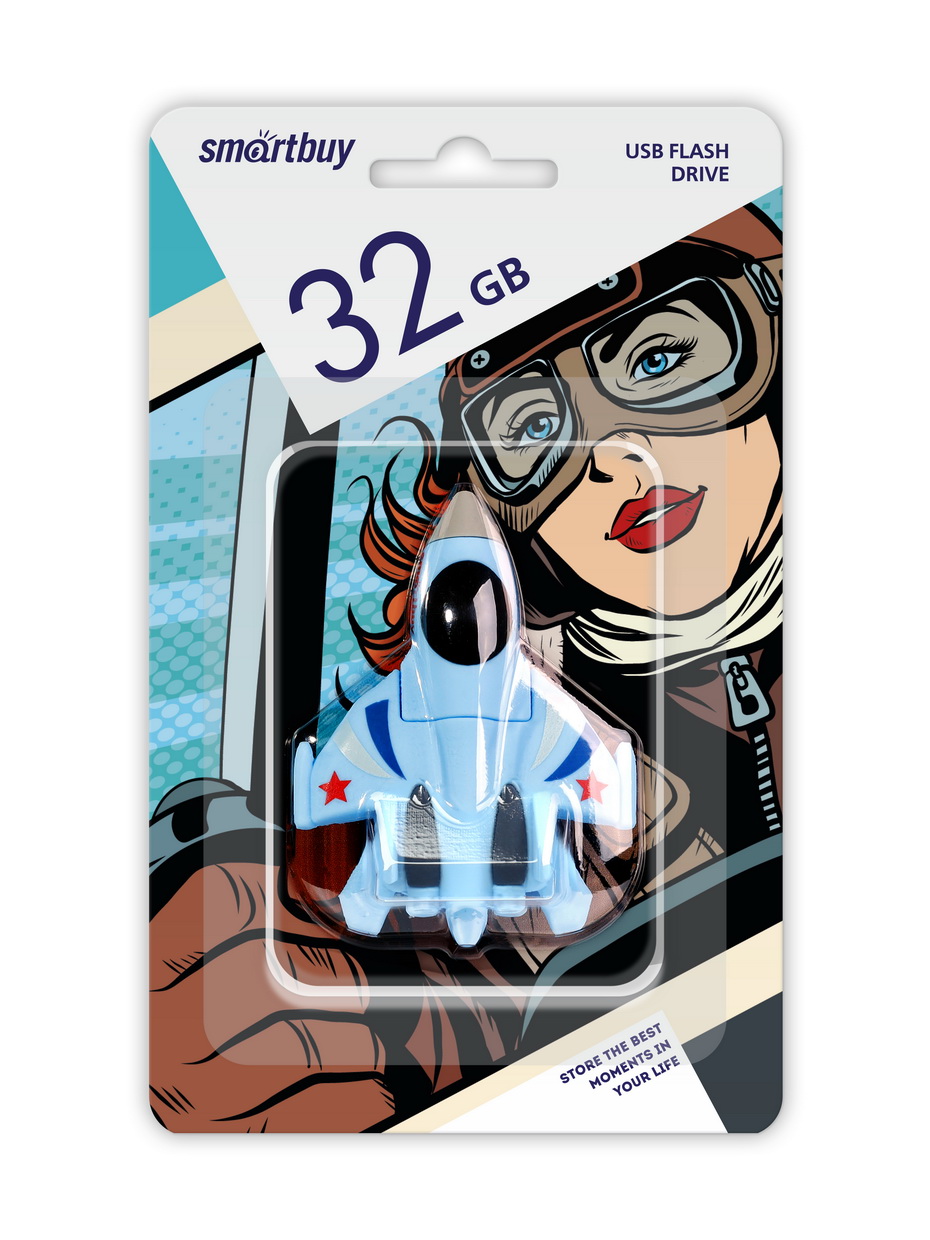 UFD 2.0 Smartbuy 032GB Wild series Истребитель (SB32GBFI) 1 UFD 2.0 Smartbuy 032GB Wild series Истребитель (SB32GBFI) 1