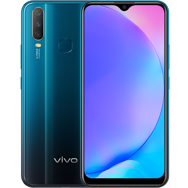 Смартфон Vivo refurbished (восстановленный) Y17 8/256 blue ( 14 дней гарантия ) 1