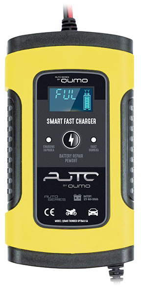 Универсальное зарядное устройство QUMO для аккумуляторов с напряжением 12V,  Thunder Optima 12V6A 1