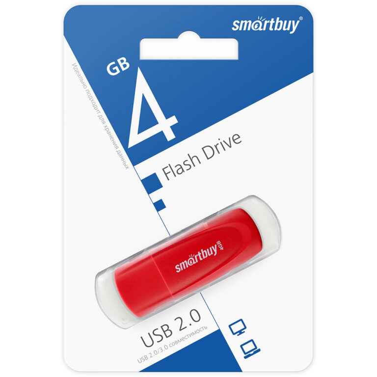 UFD 2.0 SmartBuy 004GB Scout Red (SB004GB2SCR) 1