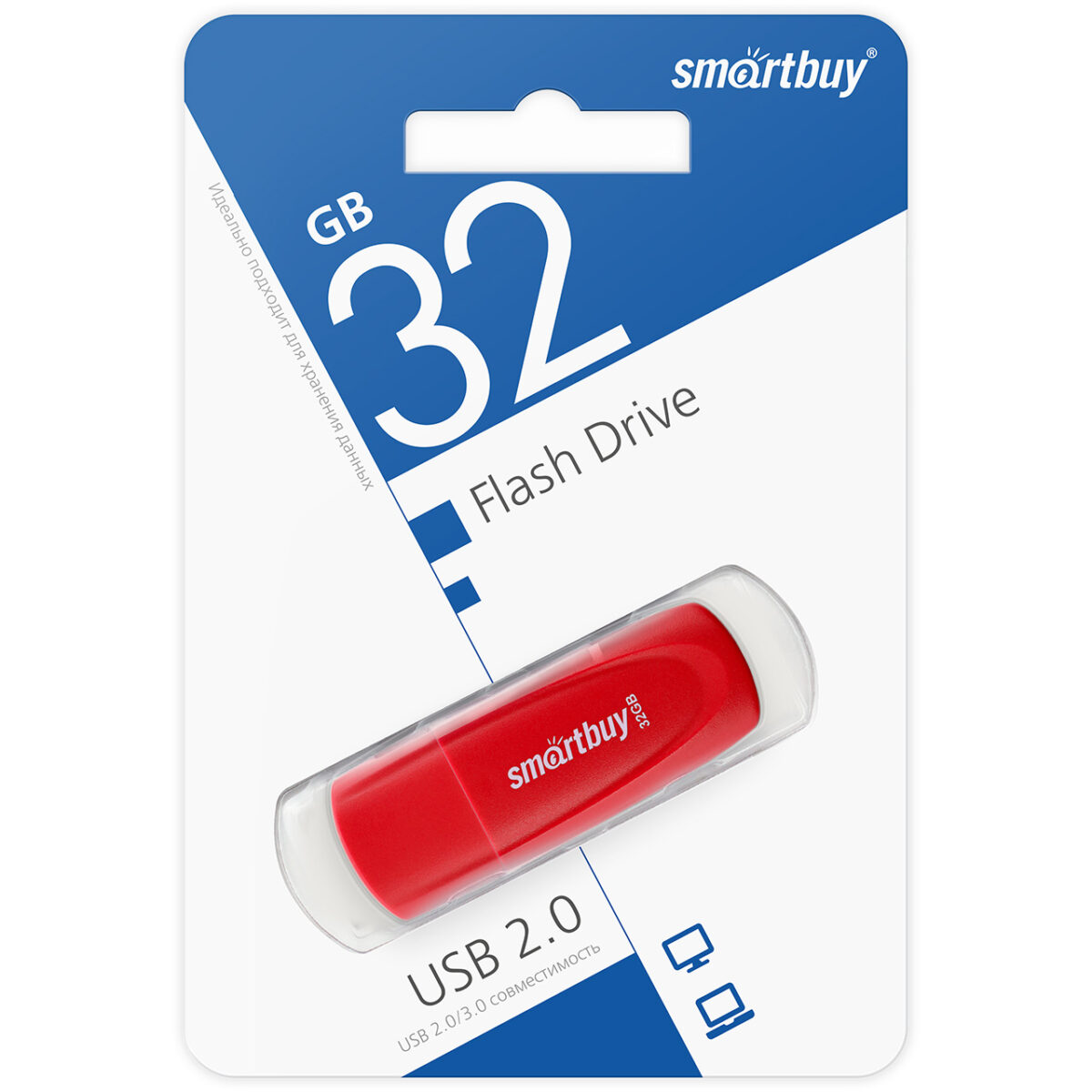 UFD 2.0 SmartBuy 032GB Scout Red (SB032GB2SCR) 1