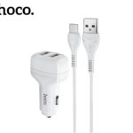 АЗУ 2USB 2.4A для Type-C HOCO Z36 (White)