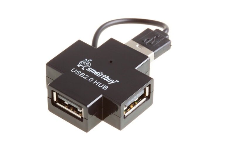 USB 2.0 Xaб Smartbuy 6900, 4 порта, черный (SBHA-6900-K) 1