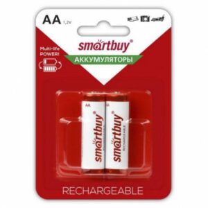 Аккумулятор NiMh Smartbuy AA/2BL 2700 mAh (24/240) (SBBR-2A02BL2700) 1