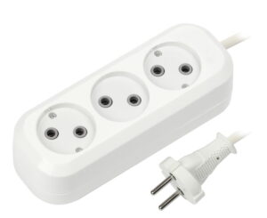 Колодка Smartbuy, 3 гнезда 10А/2,2кВт без заземления (SBE-10-3-00-N)/100 1