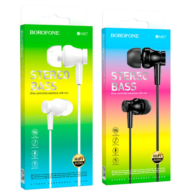 Наушники с микрофоном BOROFONE BM67 (черный) 1