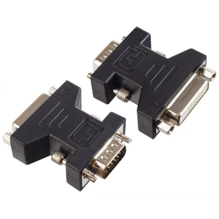 Адаптер переходник Perfeo VGA вилка - DVI-A розетка A7018 1