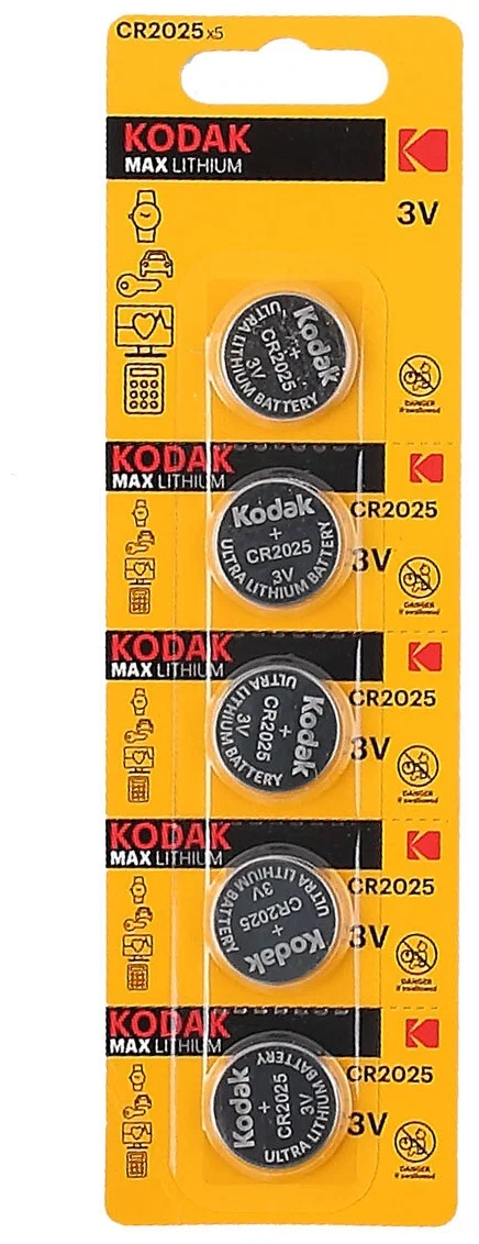 Батарейка Kodak CR2025/5Bl 5/60 1