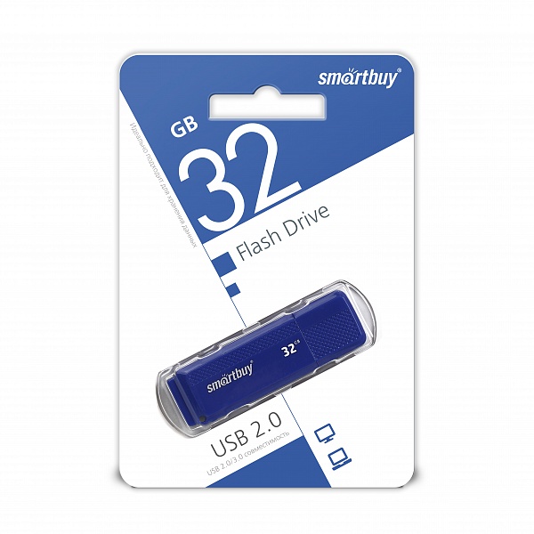 UFD 2.0 Smartbuy 032GB Dock Blue (SB32GBDK-B) 1