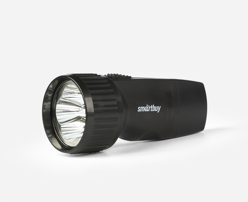 Аккумуляторный светодиодный фонарь 5 LED с прямой зарядкой Smartbuy, черный (SBF-44-B)/40 1 Аккумуляторный светодиодный фонарь 5 LED с прямой зарядкой Smartbuy, черный (SBF-44-B)/40 1
