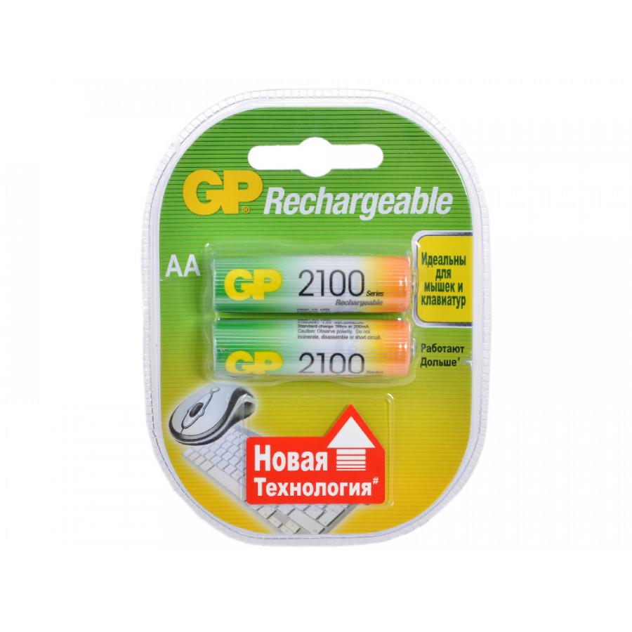 GP AA2100mAh/2BL аккумулятор Пластик 2/20 1 GP AA2100mAh/2BL аккумулятор Пластик 2/20 1