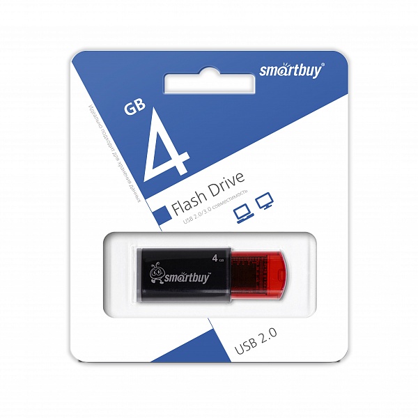 UFD 2.0 SmartBuy 004GB CLUE Red (SB4GBCLU-R) 1