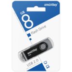 UFD 2.0 Smartbuy 008GB Twist Black (SB008GB2TWK)