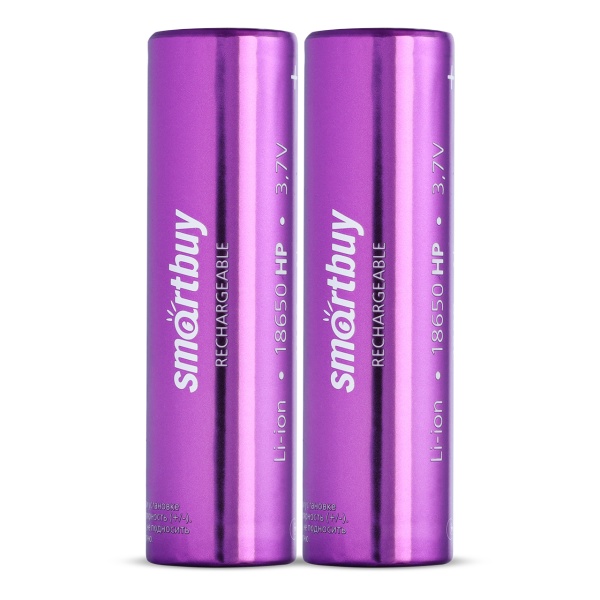 Аккумулятор высокотоковый Smartbuy LI18650-2000 mAh (50/400) (SBBR-18650-2S2000HP) 1 Аккумулятор высокотоковый Smartbuy LI18650-2000 mAh (50/400) (SBBR-18650-2S2000HP) 1