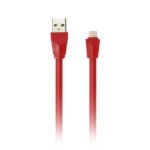 Дата-кабель Smartbuy USB - 8-pin Plain color 1м, красный (iK-512cbox red)