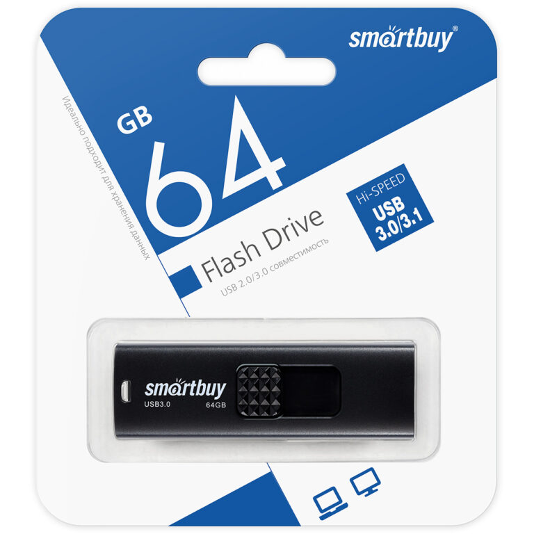 UFD 3.0/3.1 SmartBuy 064GB Fashion Black (SB064GB3FSK) 1