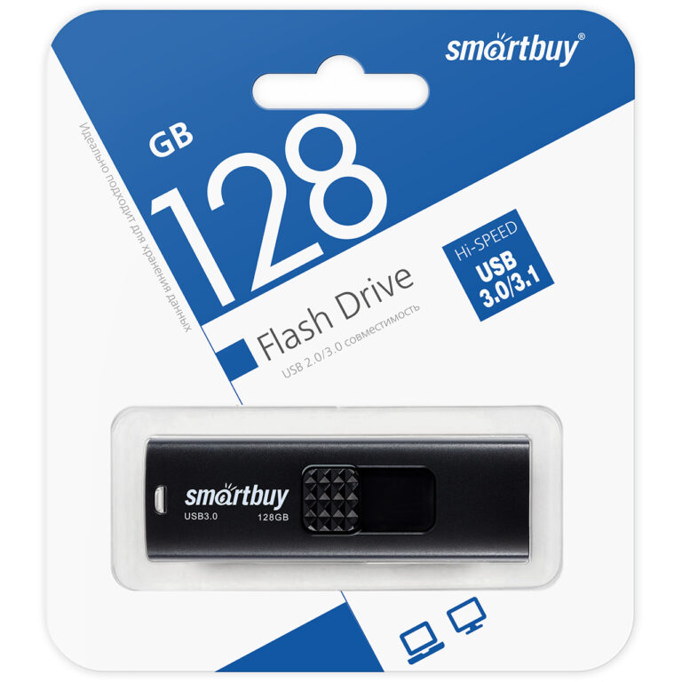 UFD 3.0/3.1 SmartBuy 128GB Fashion Black (SB128GB3FSK) 1