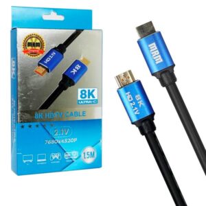 Кабель HDMI 8K 2.1 high speed 1,5м (силиконовый) 1