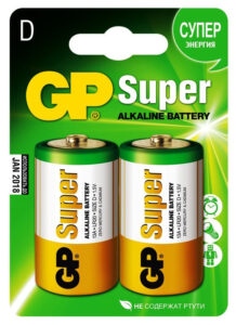 GP Элемент питания LR20 Super Alkaline BL2 (20/160) 1