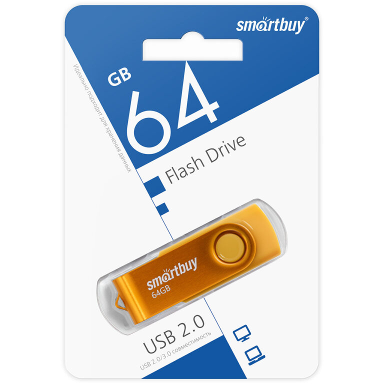 UFD 2.0 Smartbuy 032GB Twist Yellow (SB032GB2TWY) 1