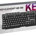 Беспроводная клавиатура Element HB-195 RU,черный,мультимедиа DEFENDER