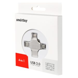 UFD 3.0 Smartbuy 064GB MC15 Metal Quad (SB064GBMC15) 1